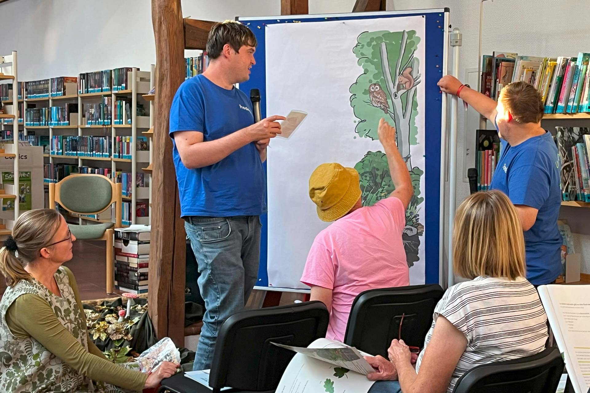 Lesung in Leichter Sprache präsentiert „Lesebuch Natur“