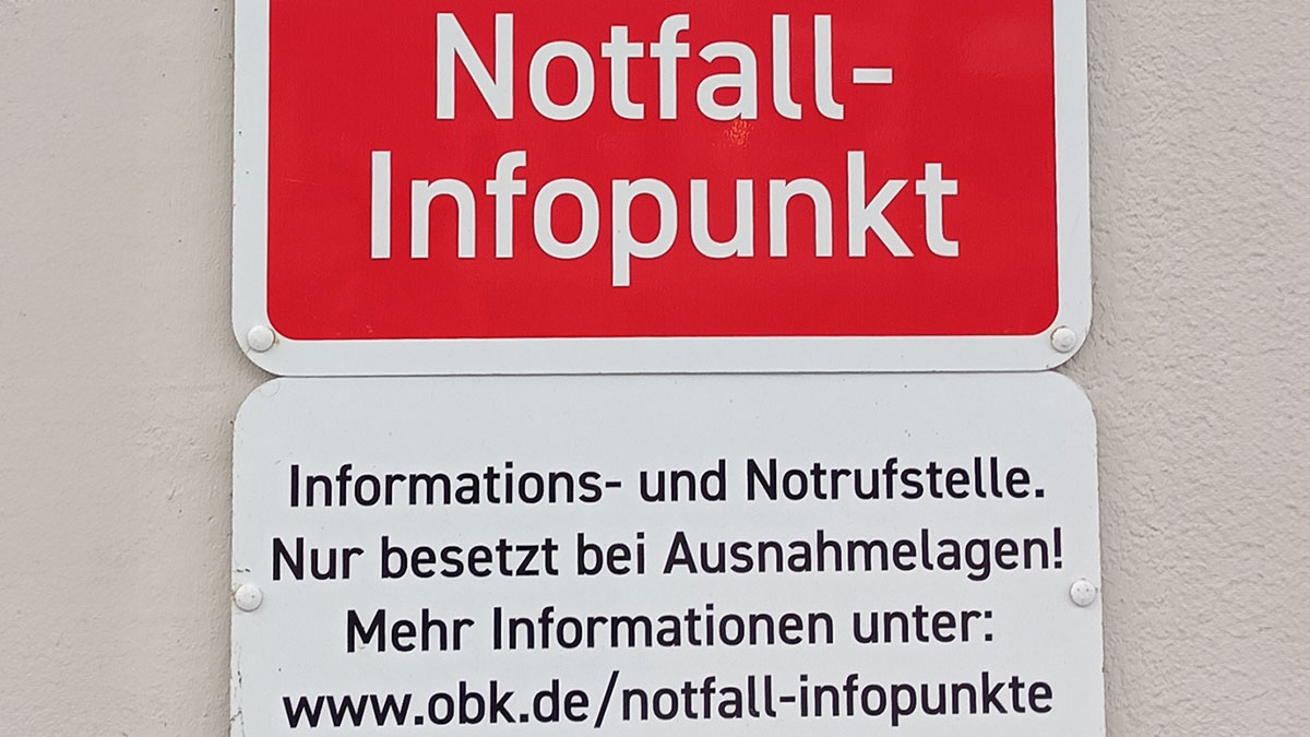 Bei Blackout: Notfall-Infopunkte als Anlaufstelle