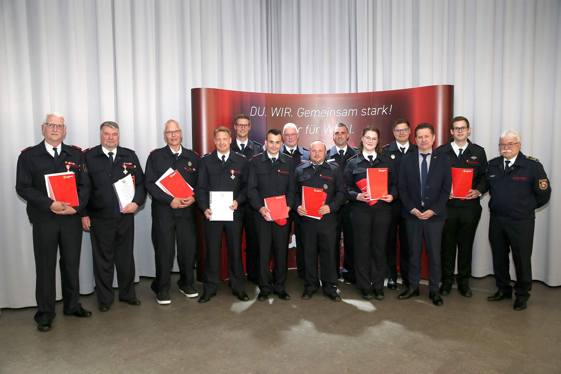 Jahresdienstbesprechung der Feuerwehr im Stadtteilhaus Drabenderhöhe